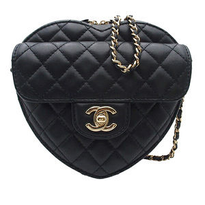 Pre-Loved Chanel Lambskin CC in Love Heart Crossbody